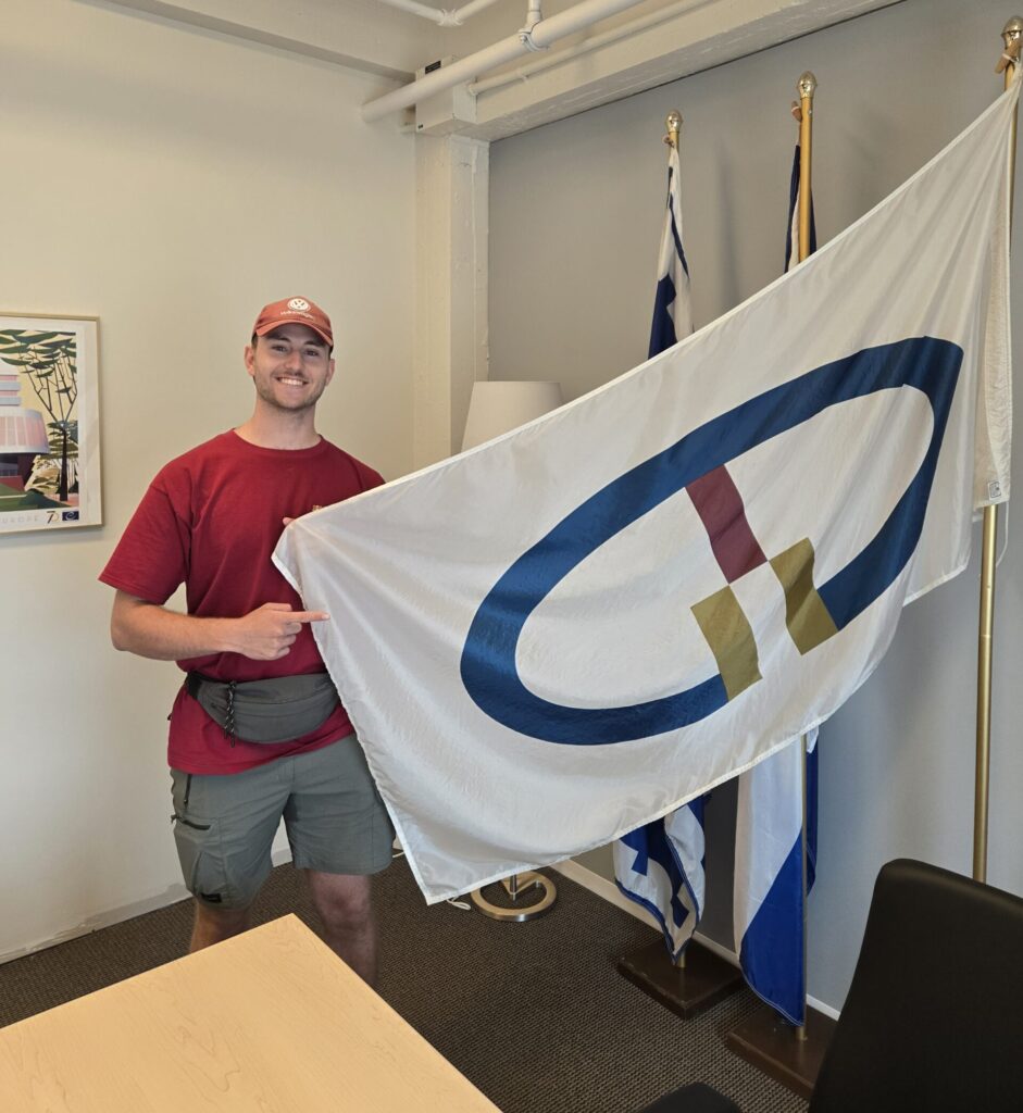 Young Traveller 2025 Leon Dresel at the OWHC General Secretariat in Québec